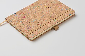 A5 cork coloured notebook, beige