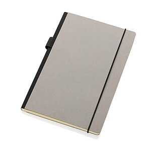 A5 deluxe kraft hardcover notebook, grey
