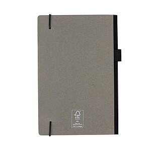 A5 deluxe kraft hardcover notebook, grey