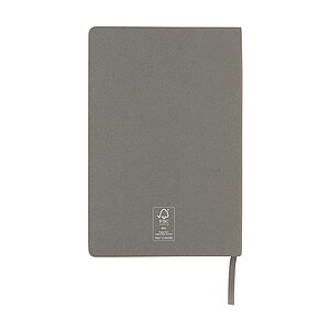 A5 hardcover notebook, grey
