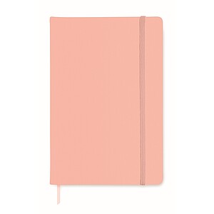 A5 notebook 96 lined sheets, baby pink