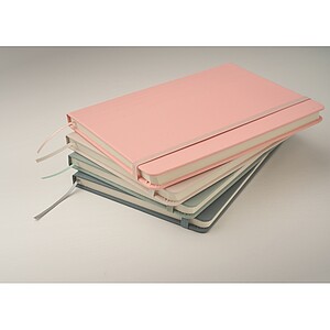 A5 notebook 96 lined sheets, baby pink