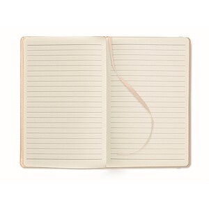 A5 notebook 96 lined sheets, beige