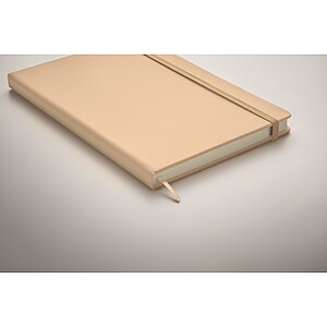 A5 notebook 96 lined sheets, beige