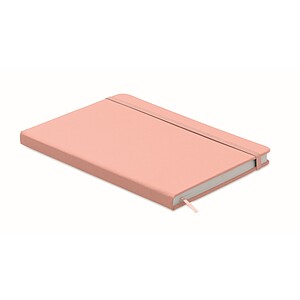 A5 notebook 96 plain sheets, baby pink