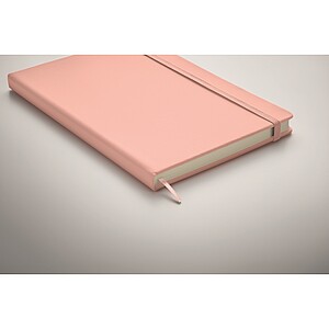 A5 notebook 96 plain sheets, baby pink
