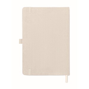 A5 notebook hard RPET cover, off white