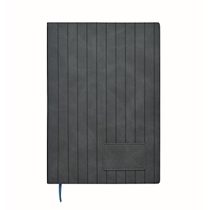 A5 notebook in smokey PU, blue