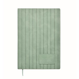 A5 notebook in smokey PU, mint green