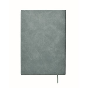 A5 notebook in smokey PU, petrol