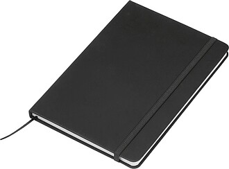 A5 notebook out of recyclingpaper, black