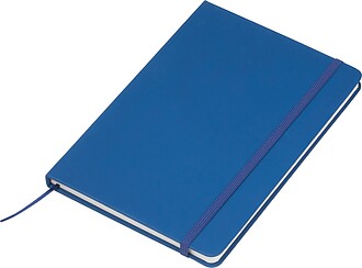 A5 notebook out of recyclingpaper, blue