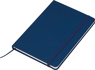 A5 notebook out of recyclingpaper, dark blue