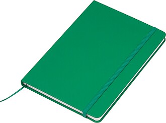 A5 notebook out of recyclingpaper, green