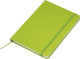 A5 notebook out of recyclingpaper, light green
