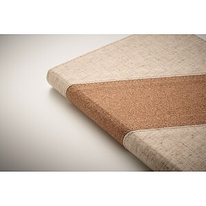 A5 notebook with 15W charger, beige