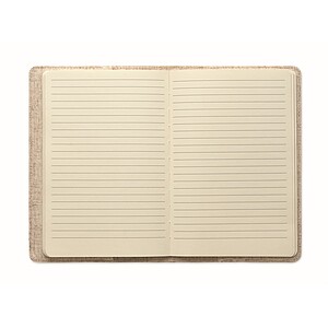 A5 notebook with 15W charger, beige