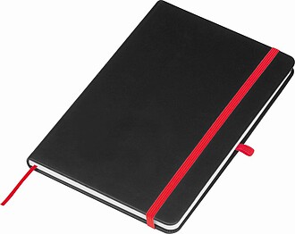 A5 notebook with coloured engraving