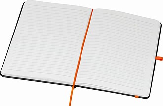 A5 notebook with coloured engraving