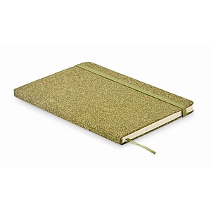 A5 notebook with hard cover, green