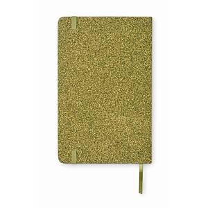 A5 notebook with hard cover, green