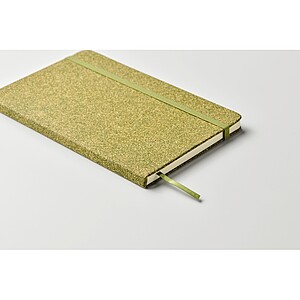 A5 notebook with hard cover, green
