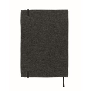 A5 notebook with phone holder, black