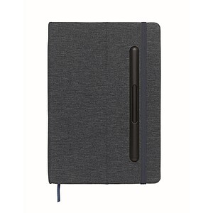 A5 notebook with phone holder, french navy