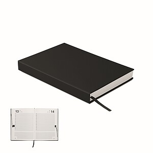 A5 perpetual daily planner, black
