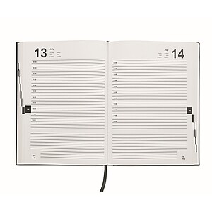 A5 perpetual daily planner, black