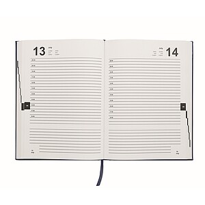 A5 perpetual daily planner, french navy