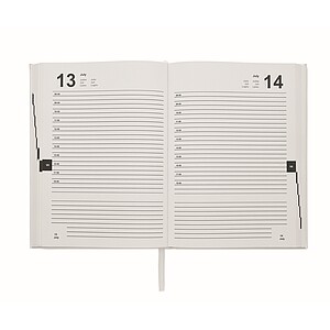 A5 perpetual daily planner, white
