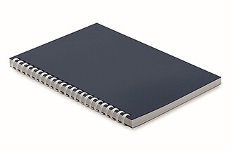A5 recycled carton notebook, french navy