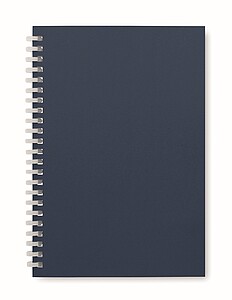 A5 recycled carton notebook, french navy