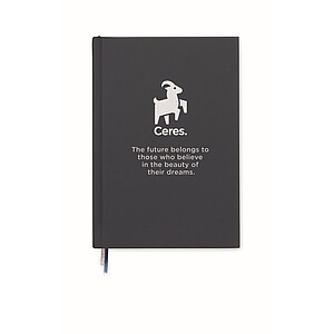A5 recycled journal notebook, french navy