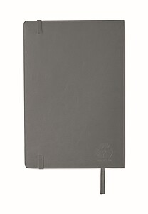 A5 recycled notebook, stone grey