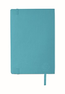 A5 recycled notebook, turquoise