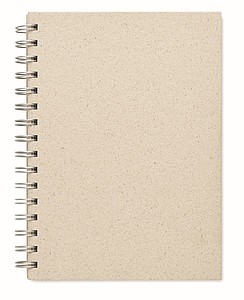 A5 ring notebook grass paper