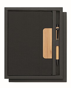 A5 RPET felt hard cover notebook set
