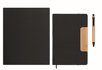 A5 RPET felt hard cover notebook set