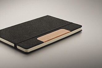 A5 RPET felt hard cover notebook set