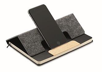 A5 RPET felt hard cover notebook set