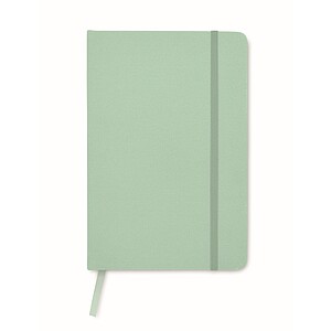 A5 RPET notebook 80 lined, mint green