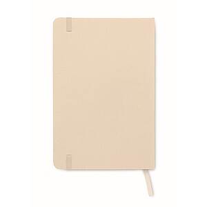 A5 RPET notebook 80 lined, off white
