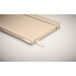A5 RPET notebook 80 lined, off white