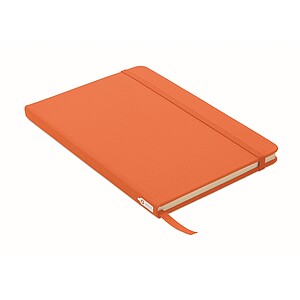 A5 RPET notebook 80 lined, orange