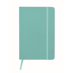 A5 RPET notebook 80 lined, turquoise