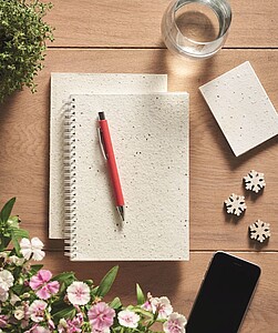 A5 seed paper cover notebook