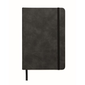 A5 smokey PU notebook, black