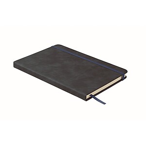 A5 smokey PU notebook, blue